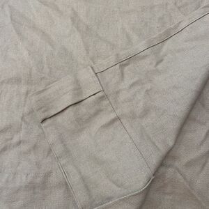 West Elm Natural Beige Curtain Panel 48" x 84" Natural Rod Pocket Opaque Boho